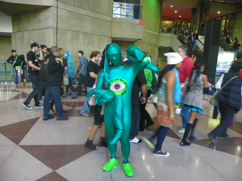 Illustration for article titled New York Comic-Con 2011 Day Four Cosplay with Dead Space Kid and Super Friends